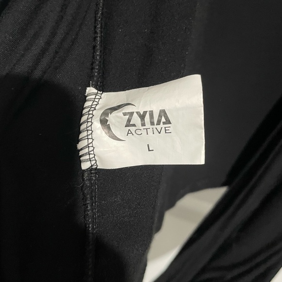 Black Zyia Namaste Long Sleeve T NWOT - Picture 5 of 6